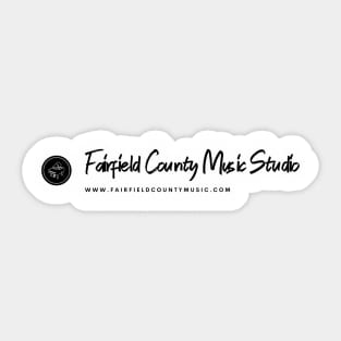 Script Black Piano Grand Sticker